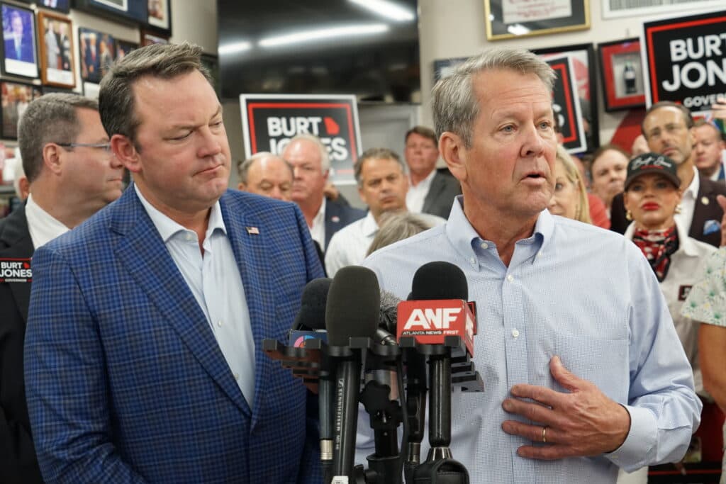 Kemp Backs Jones, Cites Electability in Georgia GOP Runoff Push