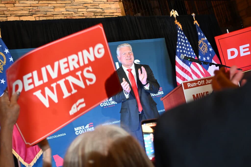 Mike Collins Wins GOP Runoff, Will Face Ossoff in November