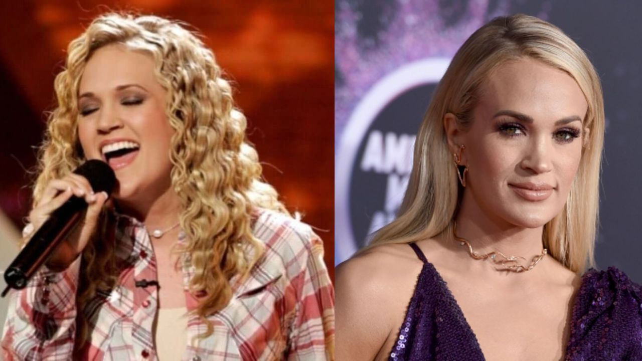 carrie underwood before and after lips