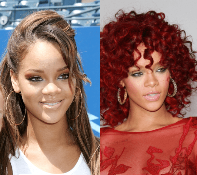 rihanna nose before and after