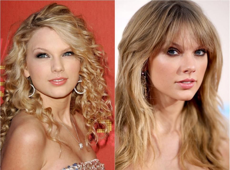 taylor swift curly