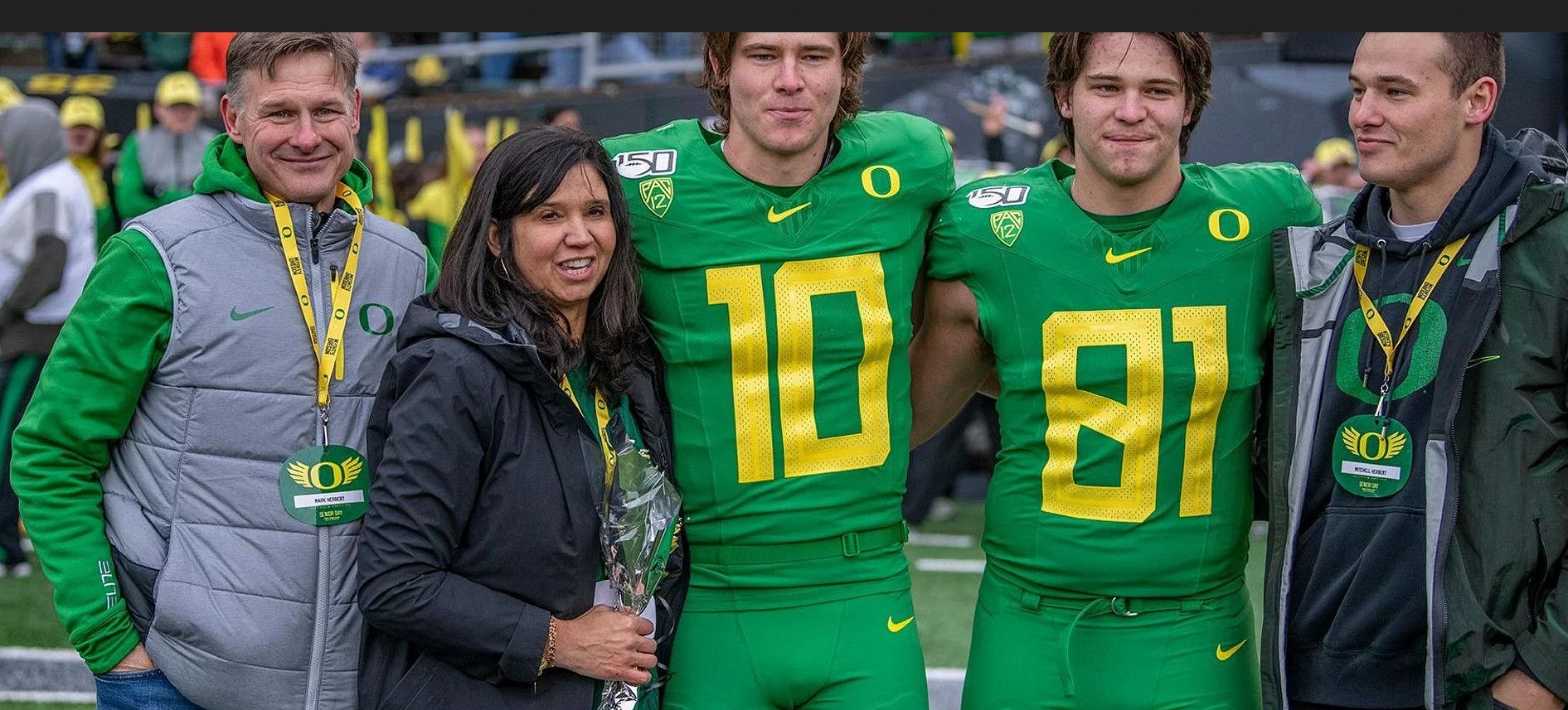 justin herbert with his brother