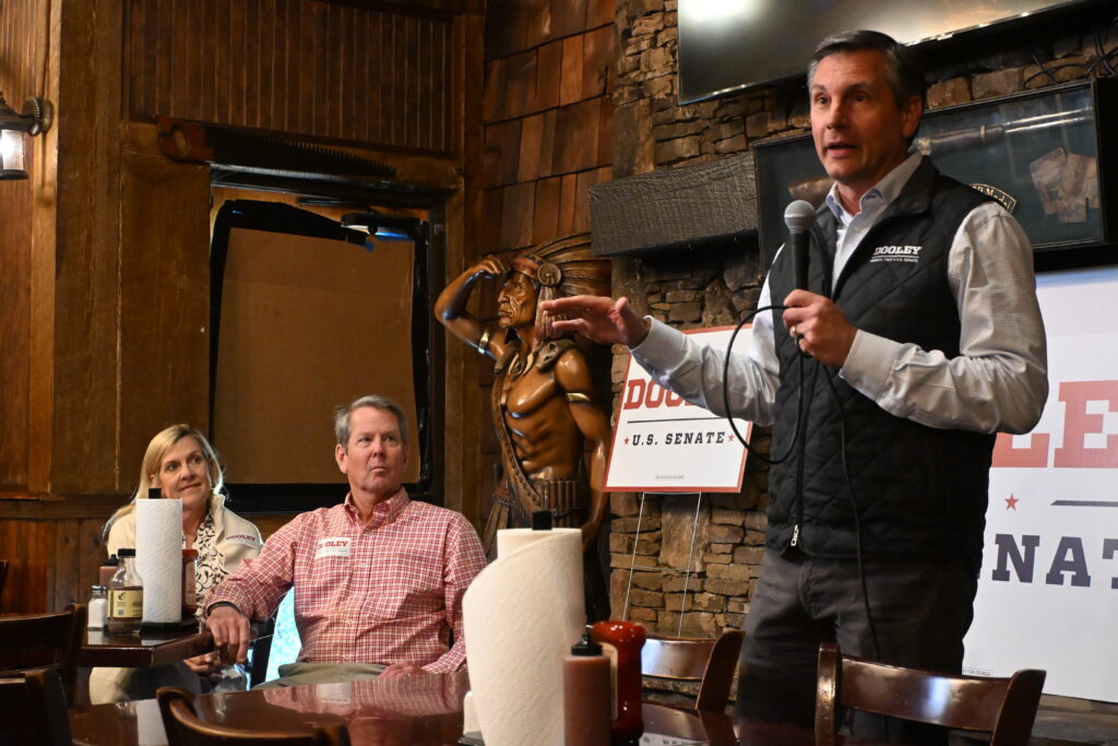 Georgia Governor Campaigns for Derek Dooley in U.S. Senate Primary