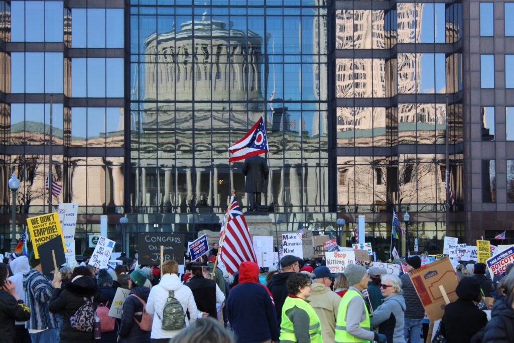 Ohioans Rally Across State in No Kings Protests Against Trump